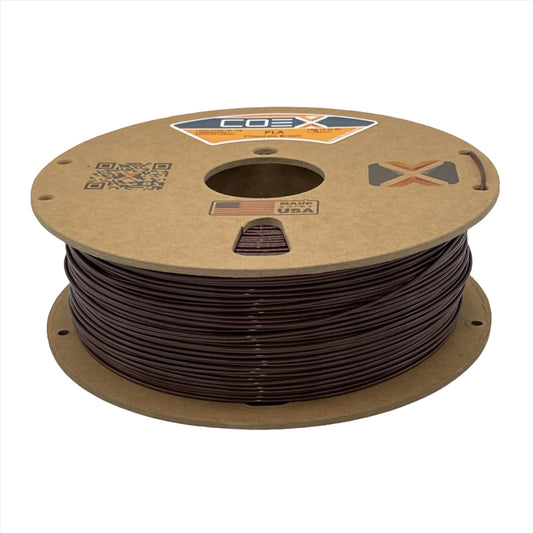 Chocolate Brown PLA coex3d