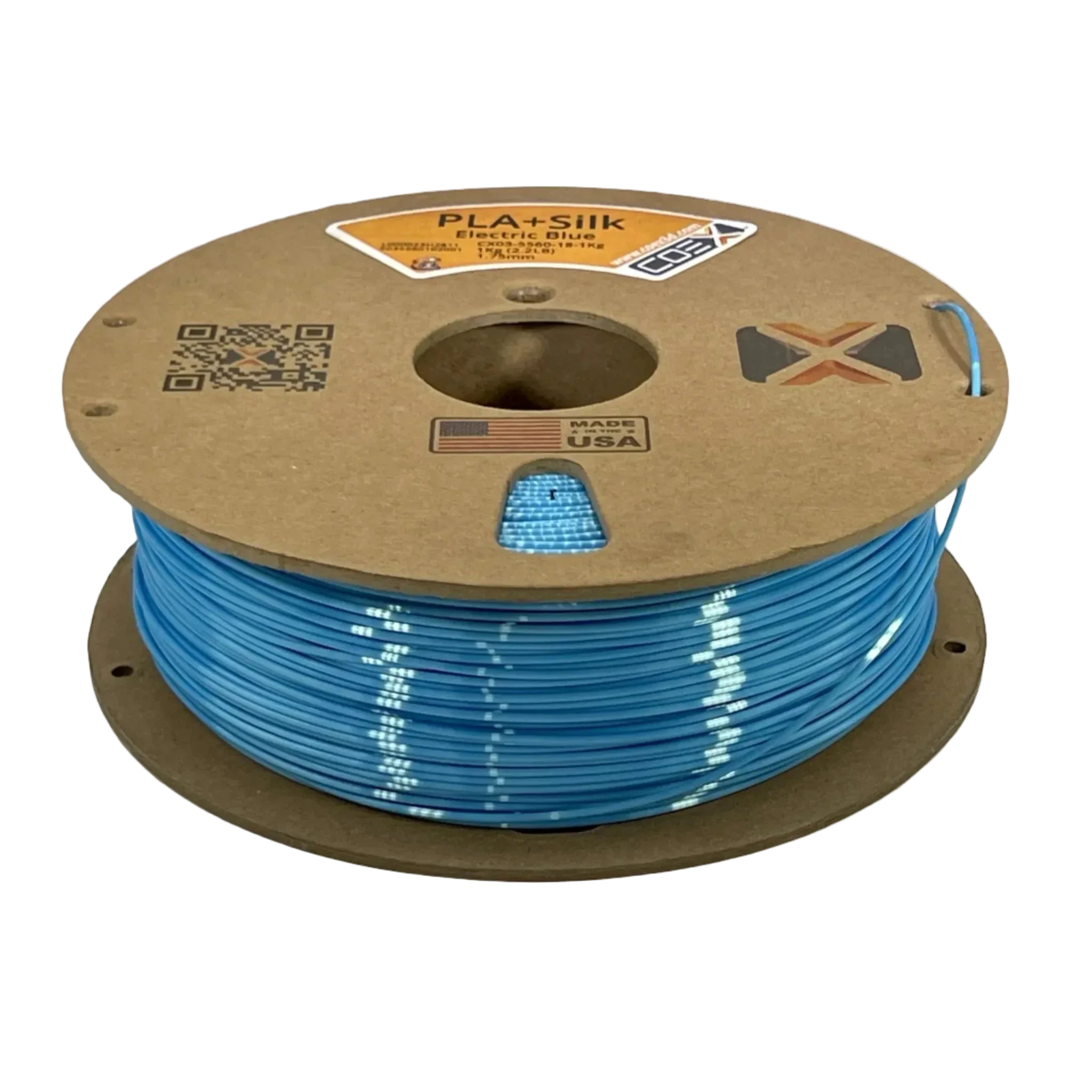 Electric Blue PLA+Silk coex3d
