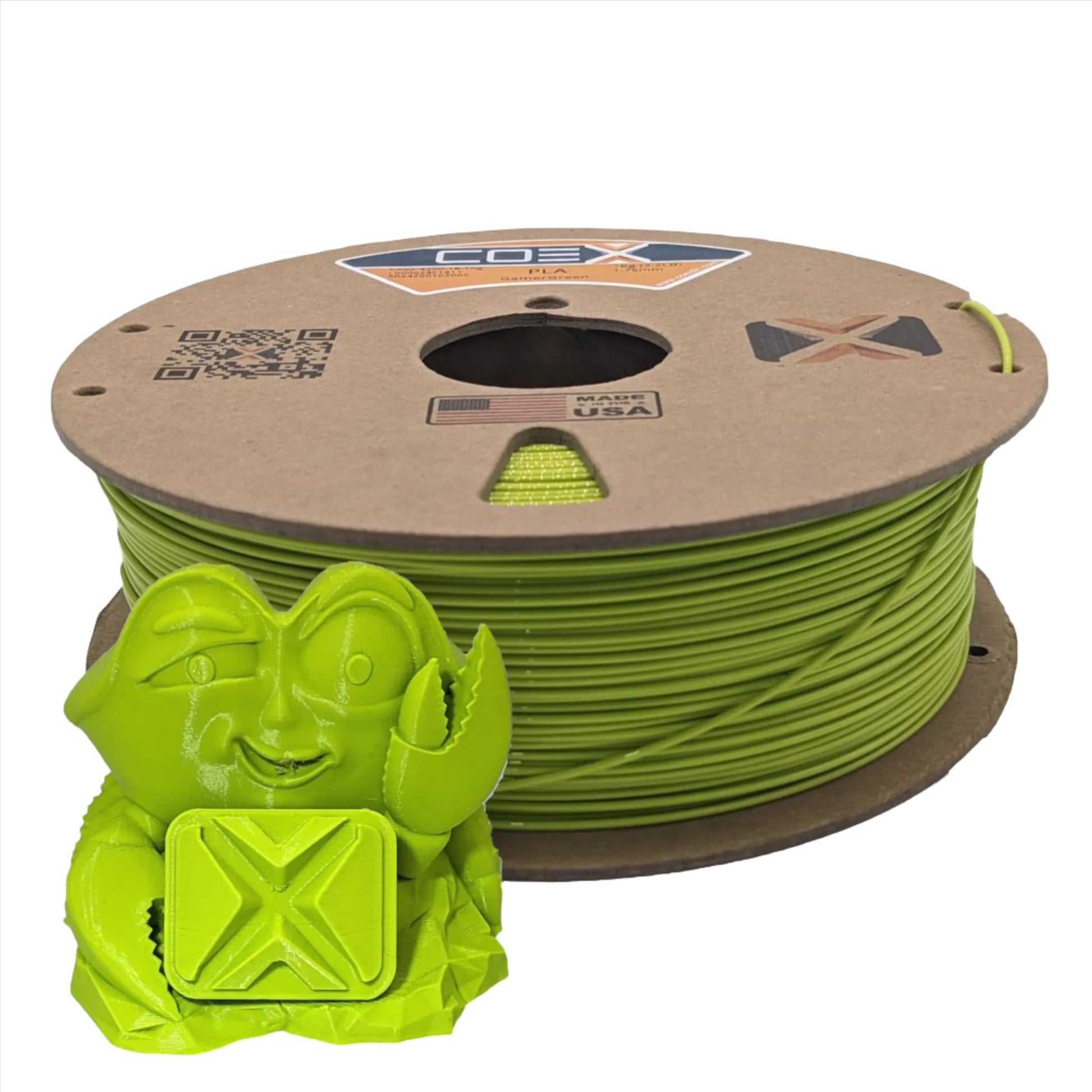 Gamer Green (Chartreuse) PLA coex3d