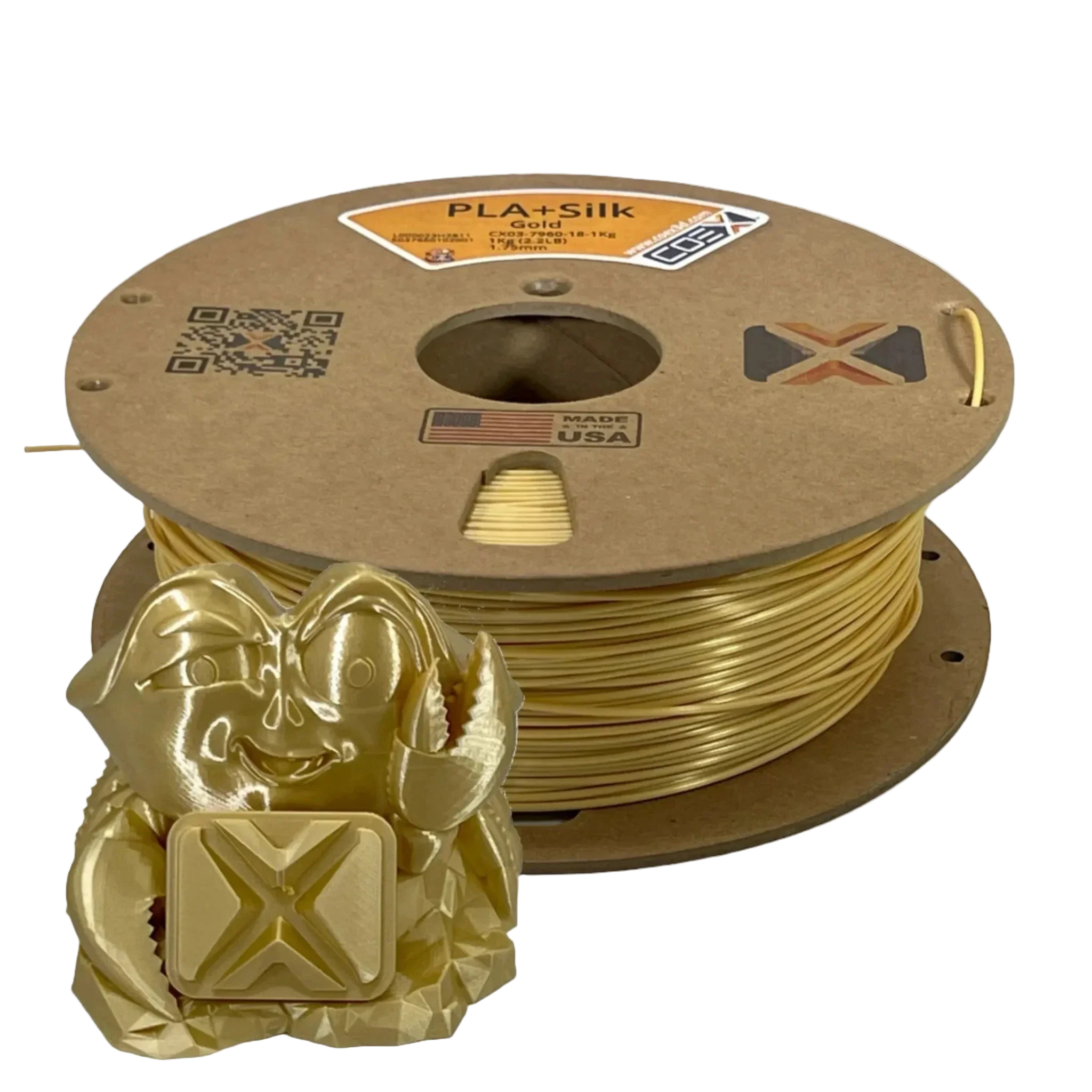 Gold PLA+Silk coex3d