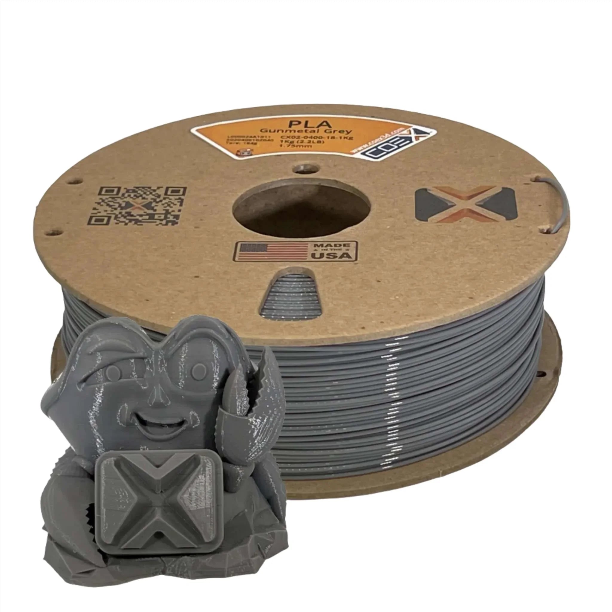 Gunmetal Gray PLA coex3d
