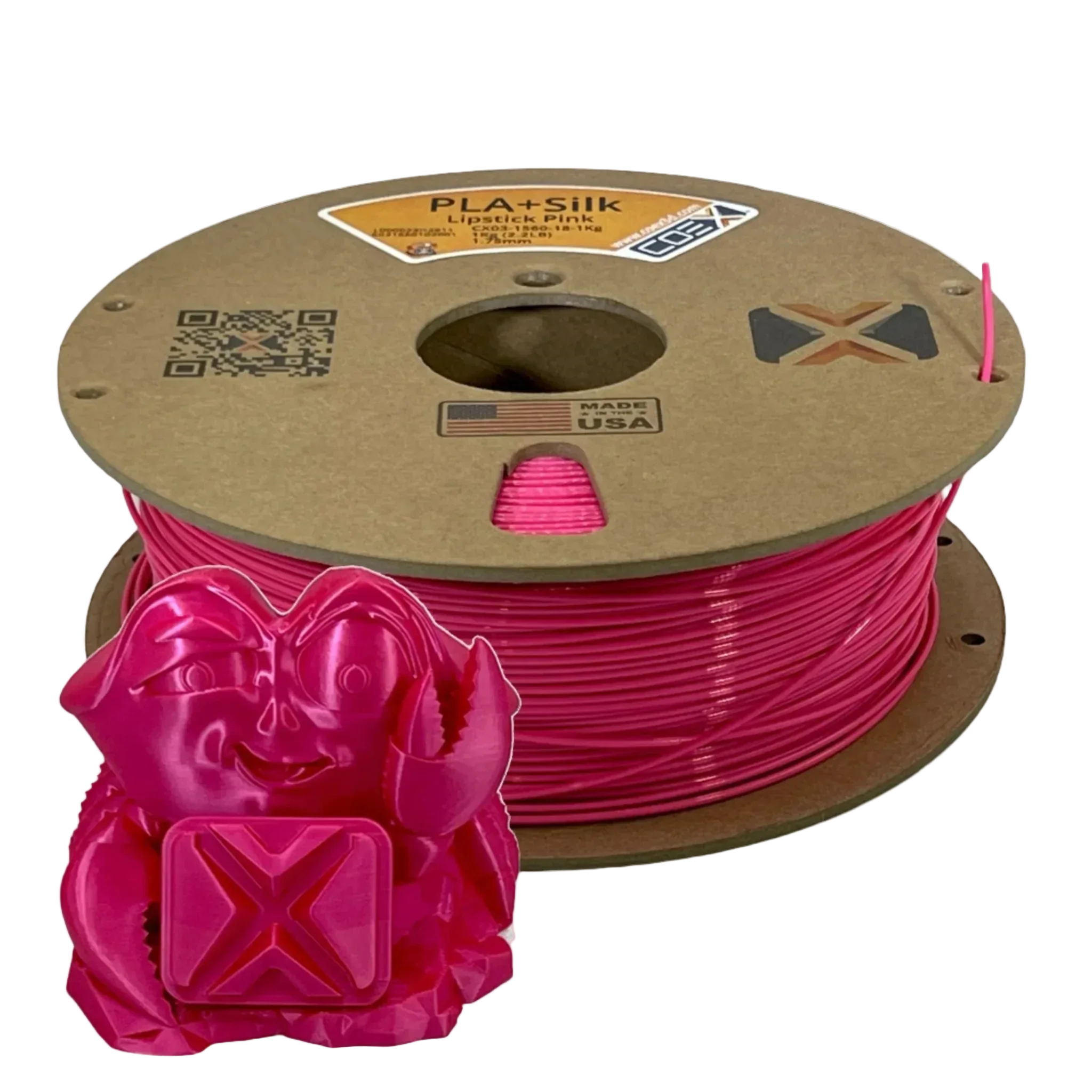 Lipstick Pink PLA+Silk coex3d