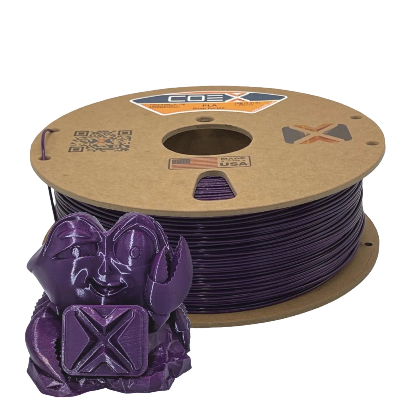 Plum Purple PLA coex3d