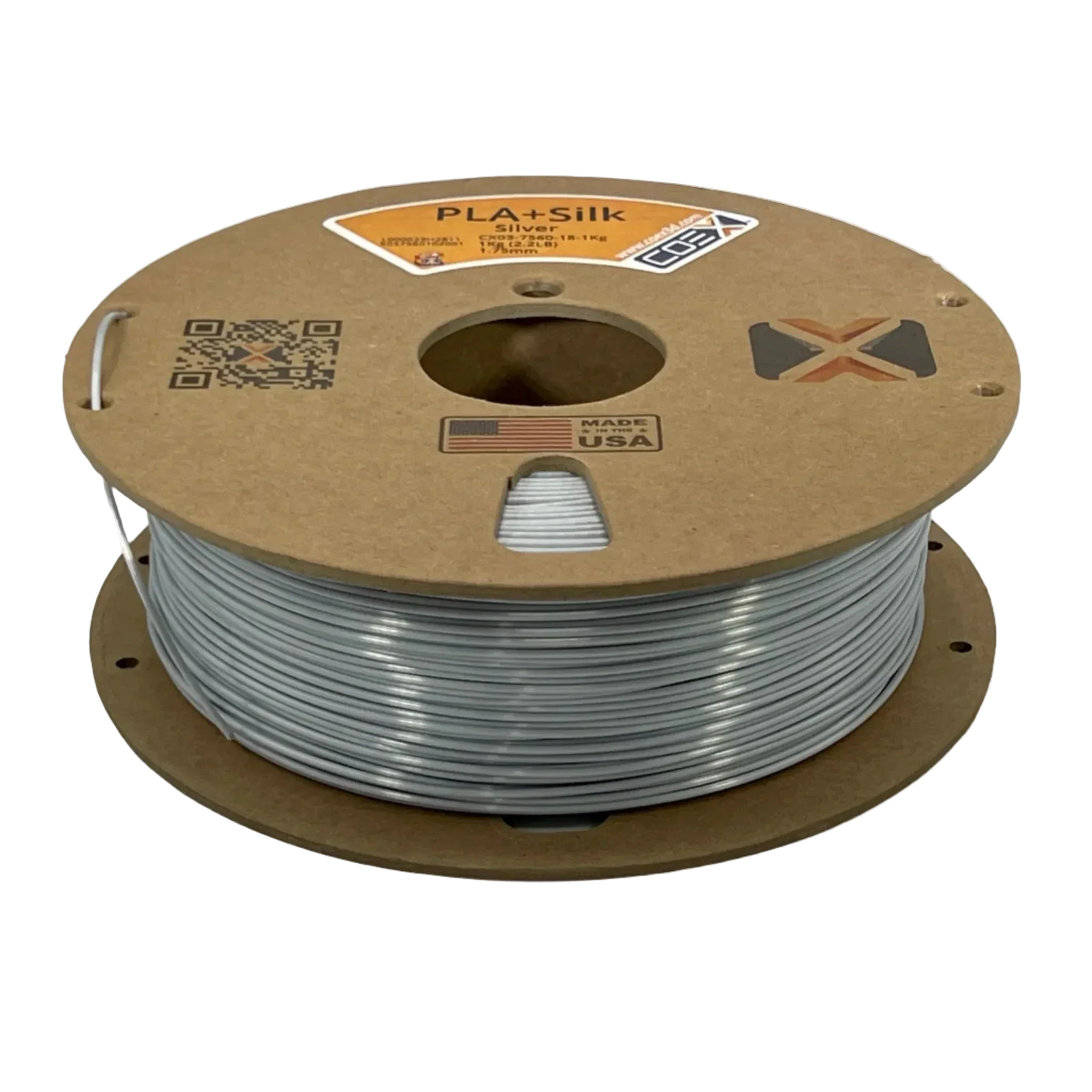 Silver PLA+Silk coex3d