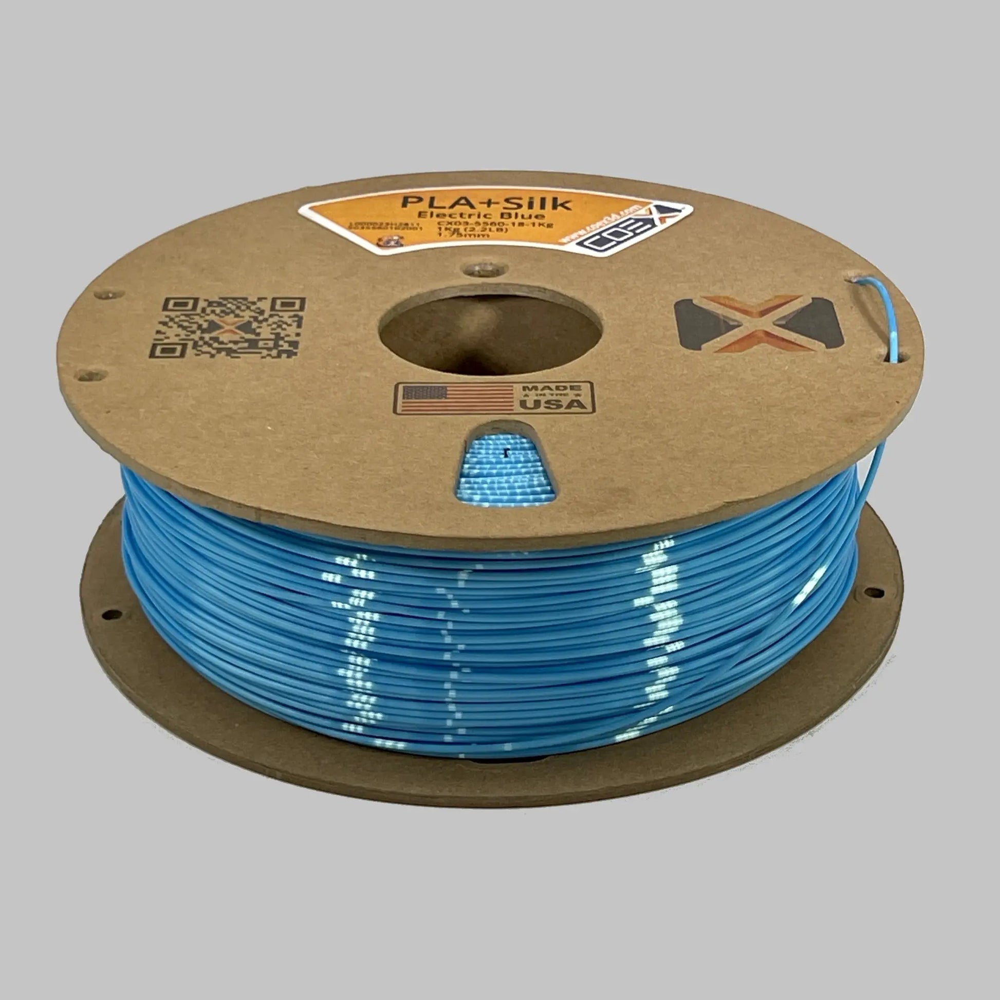 Electric Blue PLA+Silk coex3d