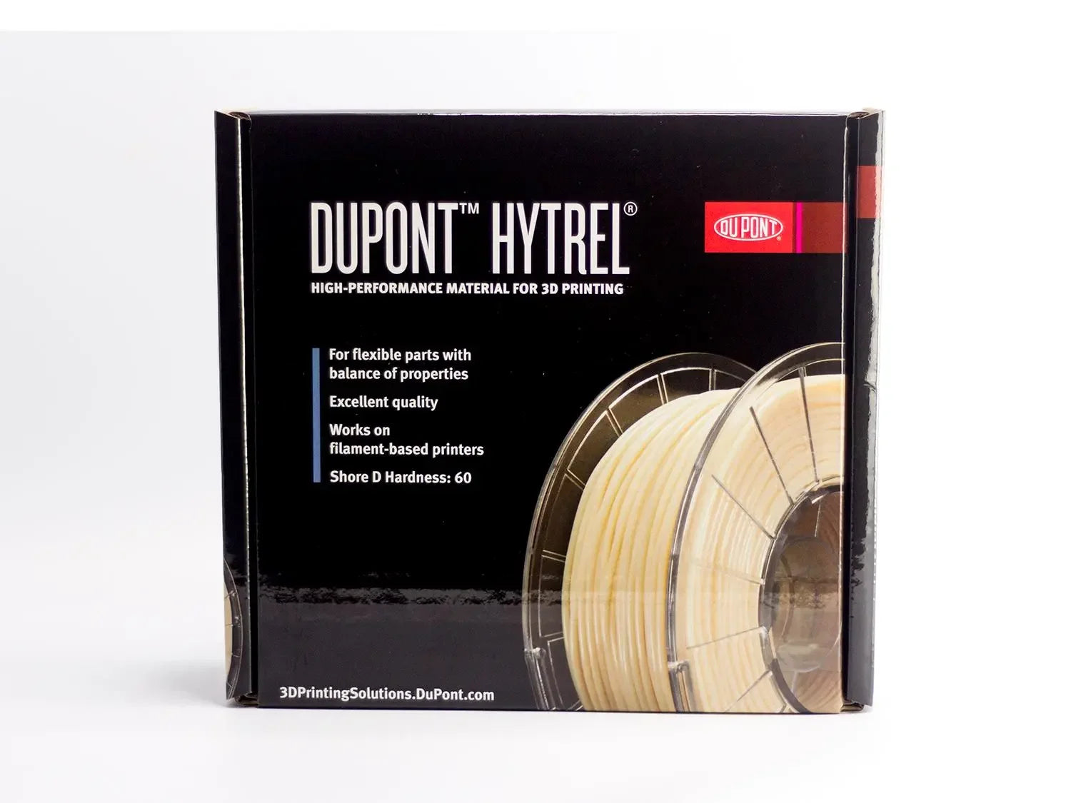 DuPont Hytrel 3D printer filament box with spool, high-performance 3D printing material