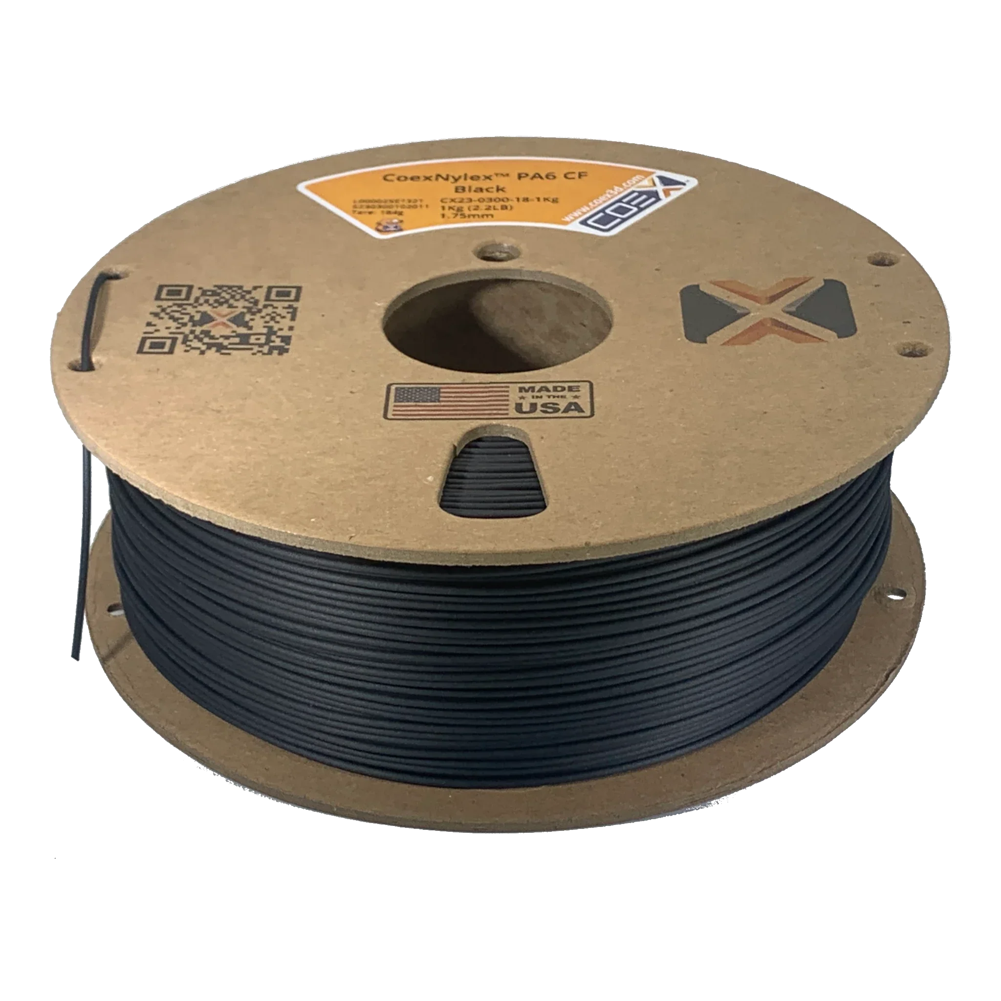 Black CoexNylex™ PA6-CF - COEX 3D