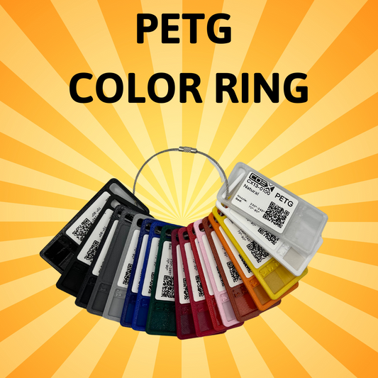 PETG Color Sample Keyring - COEX 3D