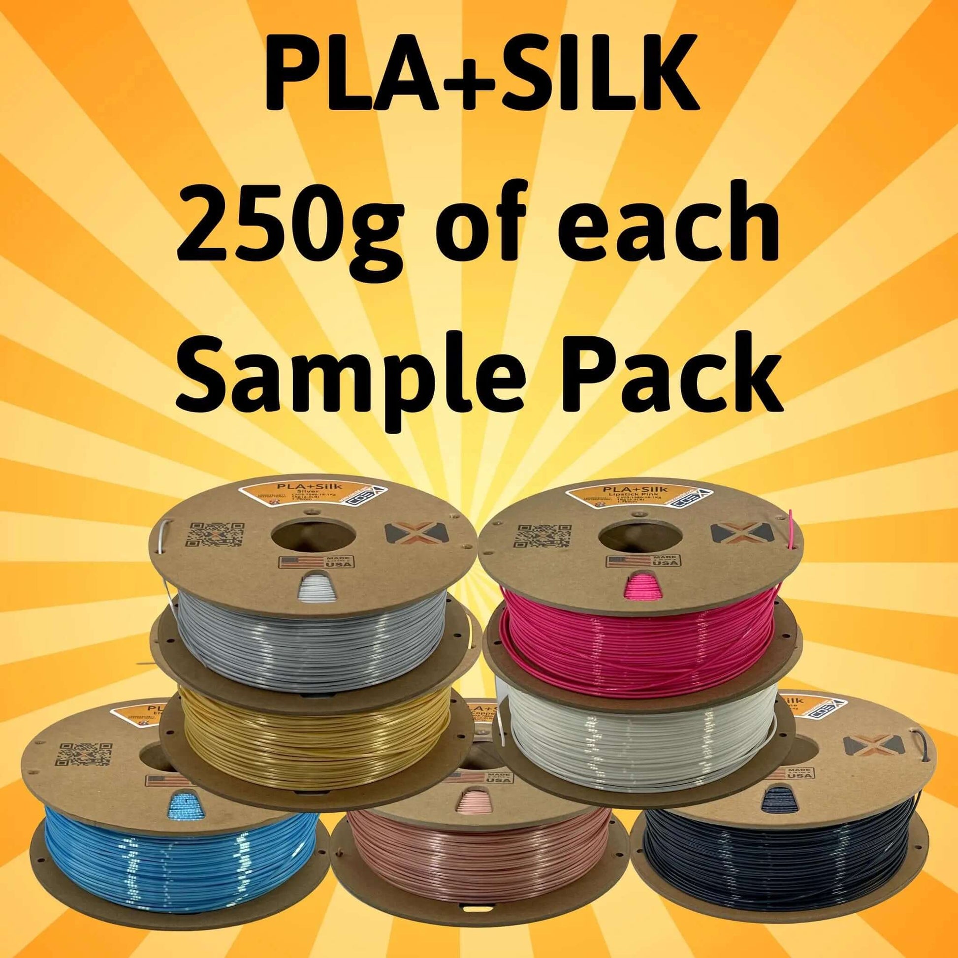 PLA+SILK Sample Pack COEX 3D
