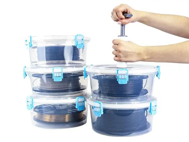 PrintDry Vacuum Sealed Filament Container: Package of 5 coex3d