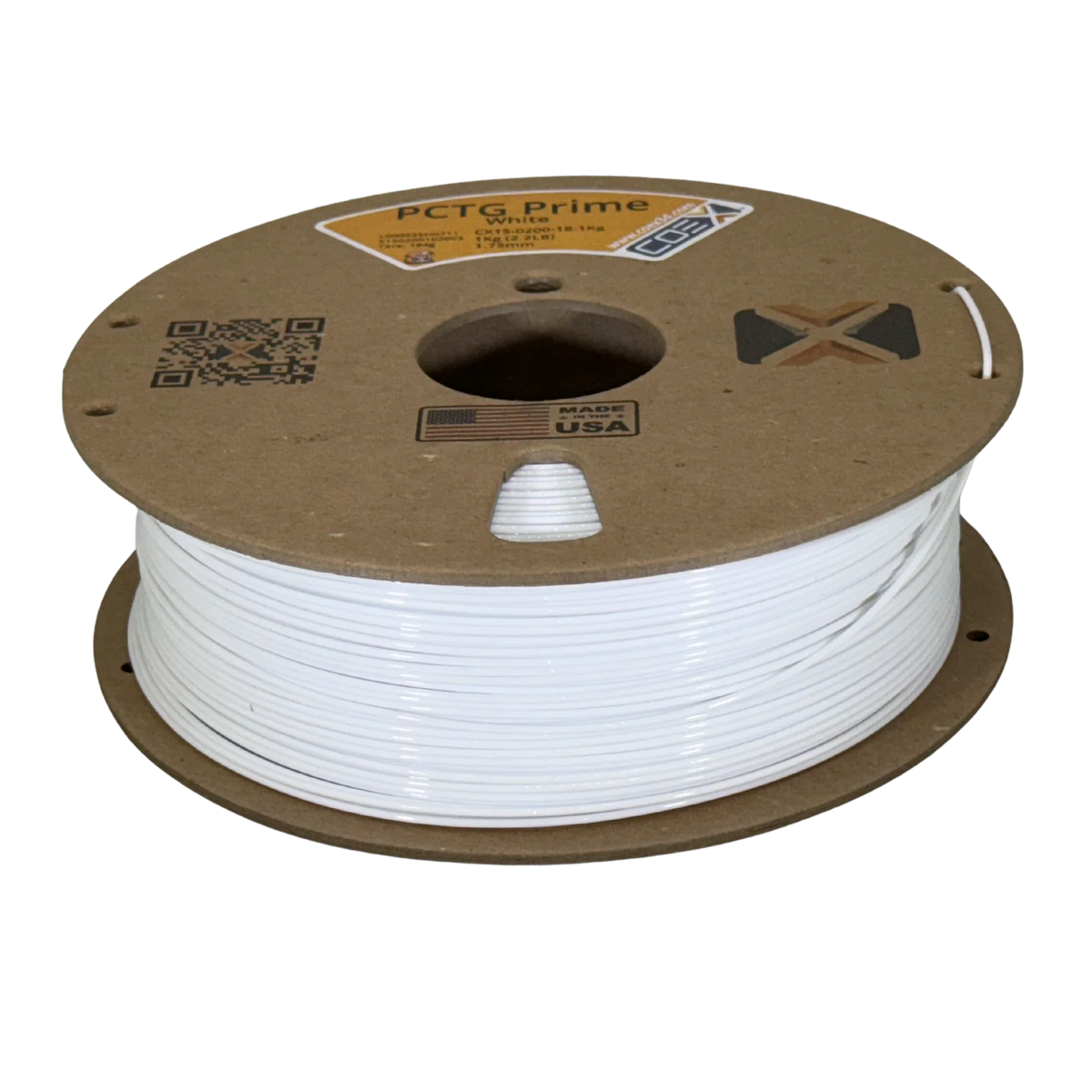 White PCTG Prime - Made in the US - Get it now - COEX 3D